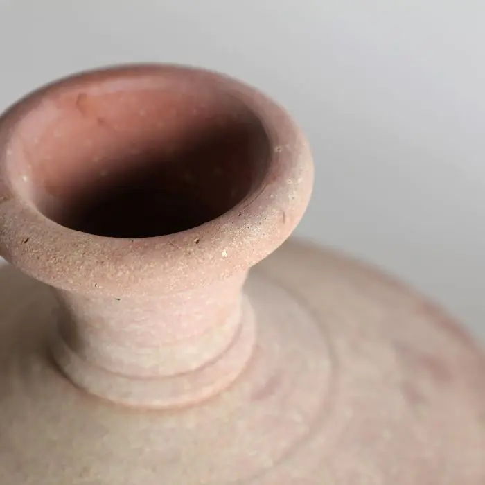 Jarrón Arcilla Envejecida Tonos Marrón, 44 Cm
