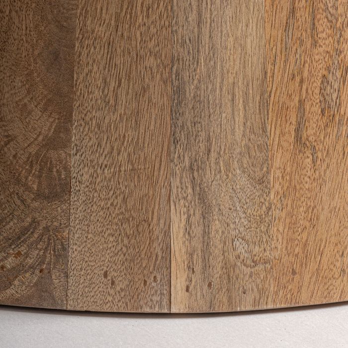 Mesa Redonda Comedor Madera Mango Natural, 150 Cm