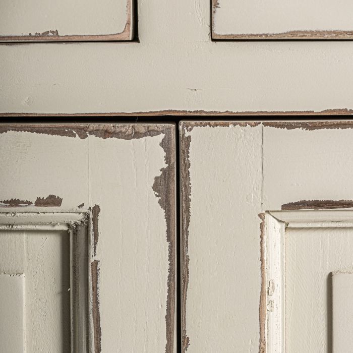 Aparador Madera Olmo Blanco Roto, 190 Cm