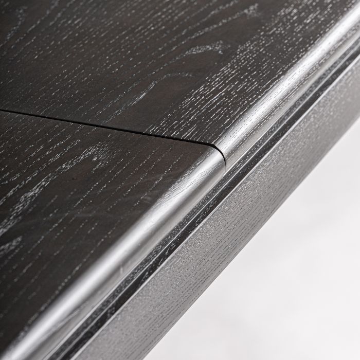 Mesa Comedor Extensible Madera Negra Concept, 220 Cm