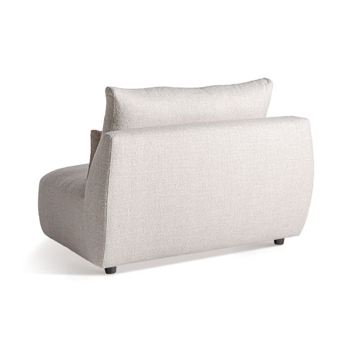Módulo Sofá Central Wingles Madera Tejido color beige , 124 Cm