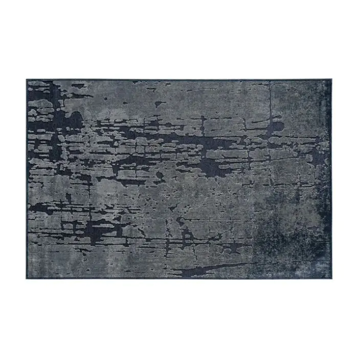 Alfombra vintage azul petróleo