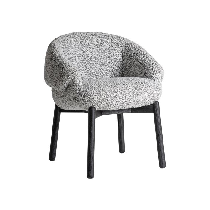 SILLA JACQUARD gris jaspeado
