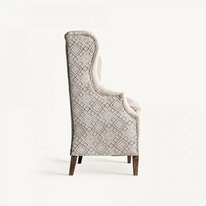 Sofá Madera Mango Tejido Beige 2 Plazas, 150 Cm