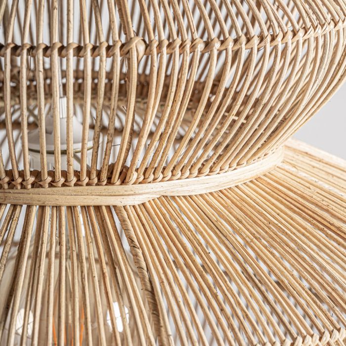 Lámpara De Techo Ratán Natural, 94 Cm