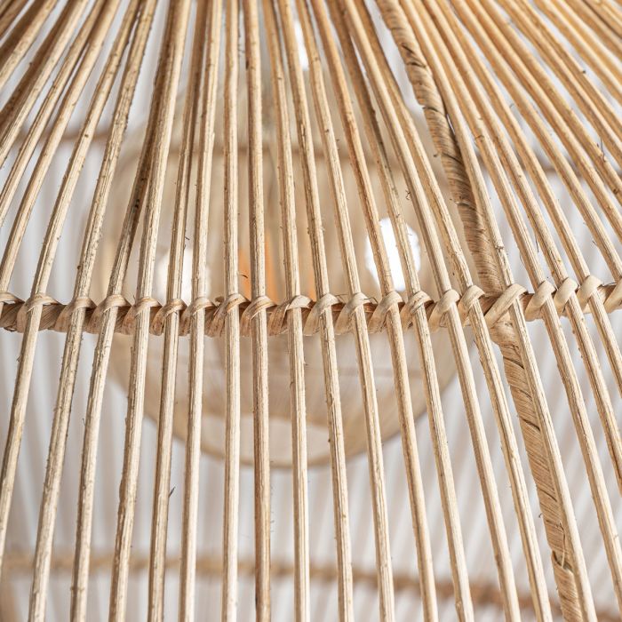 Lámpara De Techo Ratán Natural, 94 Cm