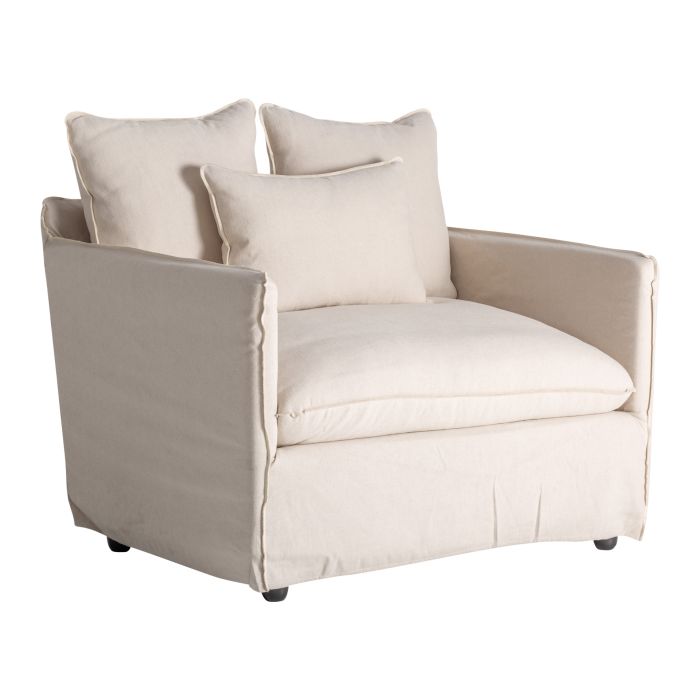 Sillón VALDIVA  beige contemporáneo