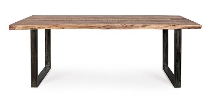 Espejo en resina rosa palo 80 cm
