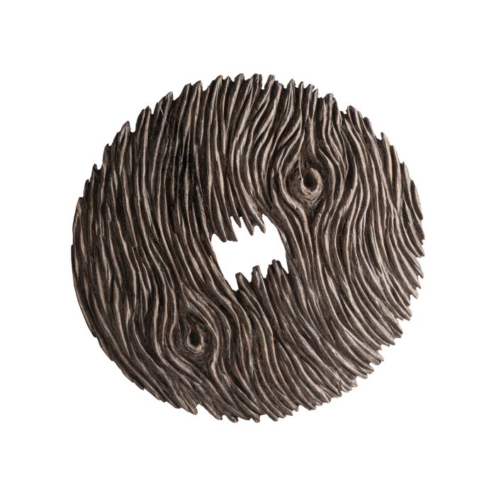 Panel decorativo en madera de suar marrón 90 cm