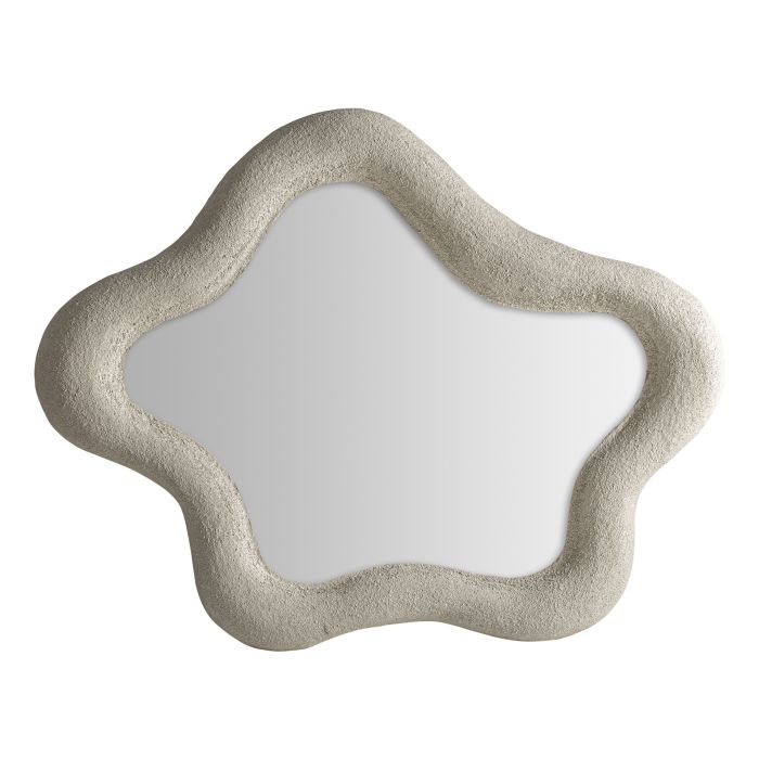 Espejo en resina de color beige 115 cm