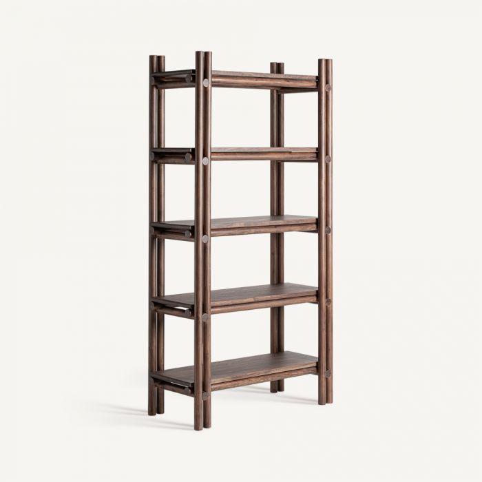 Librería hambye Moderna Madera acacia marrón