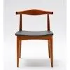 Silla vintage megro, marrón, madera fresno, Salón Red 49 
