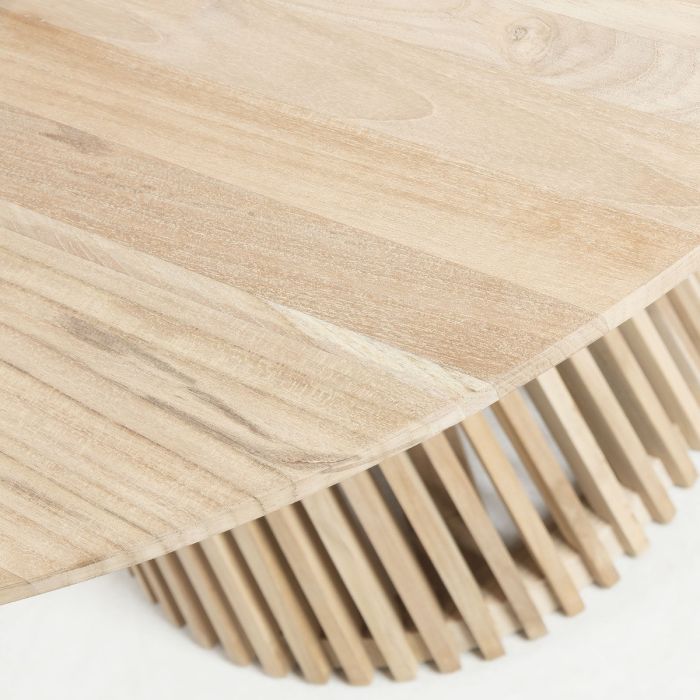 mesa comedor salón, decor, Irene teca natural 120 cm
