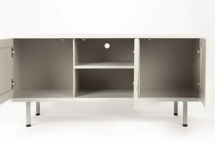 Aparador Relieve Beige Metal, 120 Cm