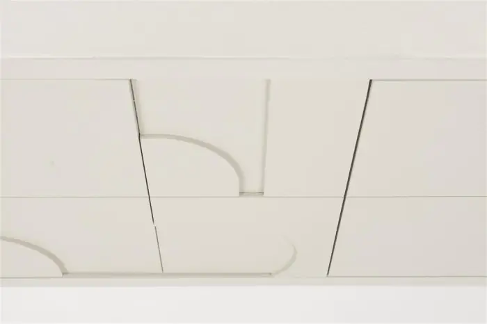 Aparador Relieve Beige Metal, 120 Cm