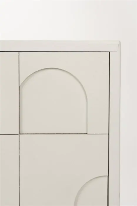 Aparador Relieve Beige Metal, 120 Cm
