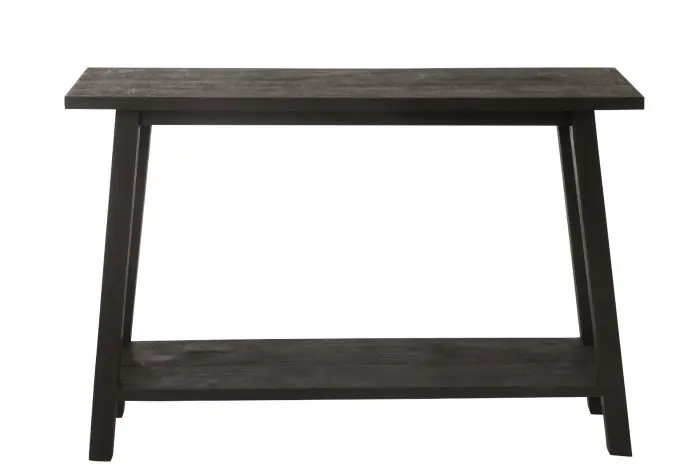 Consola Madera Mango Negro, 120 Cm