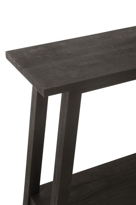 Consola Madera Mango Negro, 120 Cm