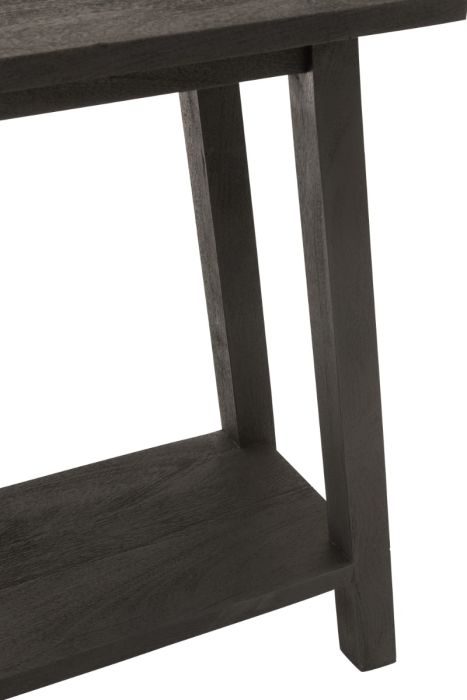 Consola Madera Mango Negro, 120 Cm