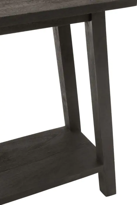 Consola Madera Mango Negro, 120 Cm