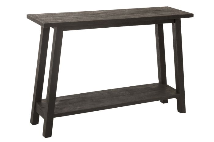 Consola Madera Mango Negro, 120 Cm