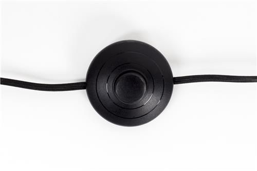 Lámpara de Pie Arco Hierro Mármol Negro, 158 Cm