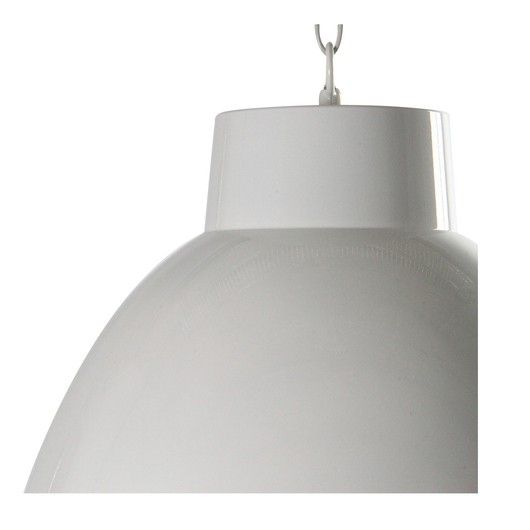 Lámpara De Techo Industrial Aluminio Blanco Ø 42 Cm
