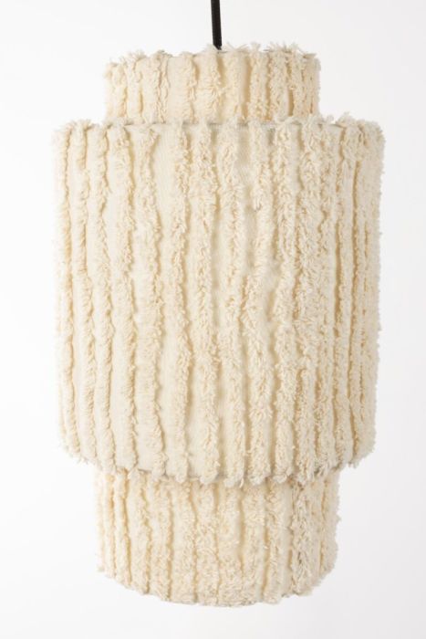 Lámpara Colgante Alta Algodón, 20 Cm