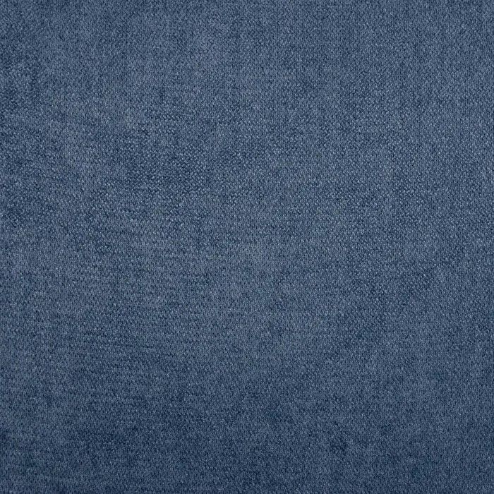 Sillón Diseño Moderno Tejido Azul Metal Salón, 81 Cm