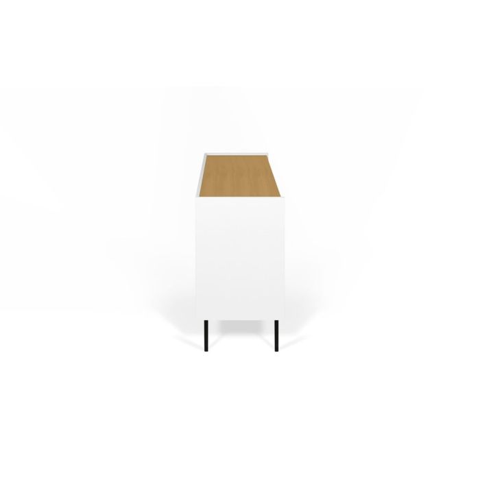 Aparador Blanco Natural Diseño Moderno,160 Cm