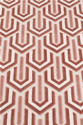 Alfombra Dibujos Tejas Rosa, 240 Cm