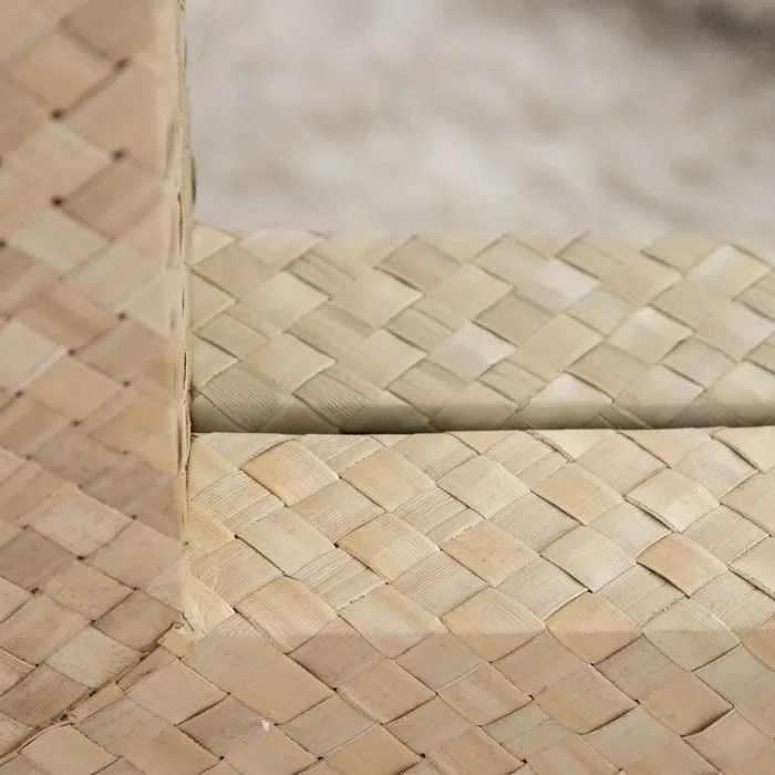 Espejo Pared Fibra Natural