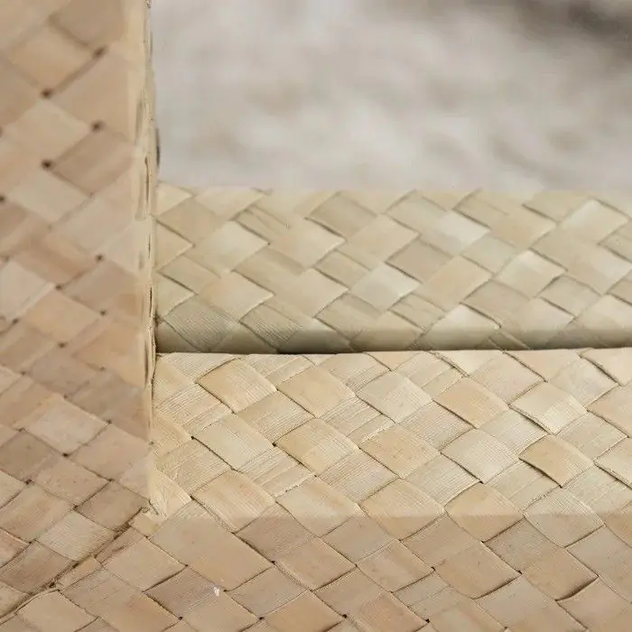 Espejo Pared Fibra Natural