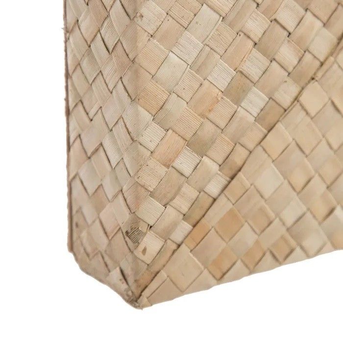 Espejo Pared Estilo Étnico Fibra Natural, 180 Cm