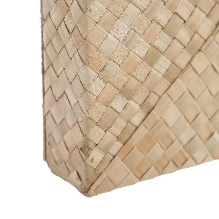 Espejo Pared Estilo Étnico Fibra Natural, 180 Cm