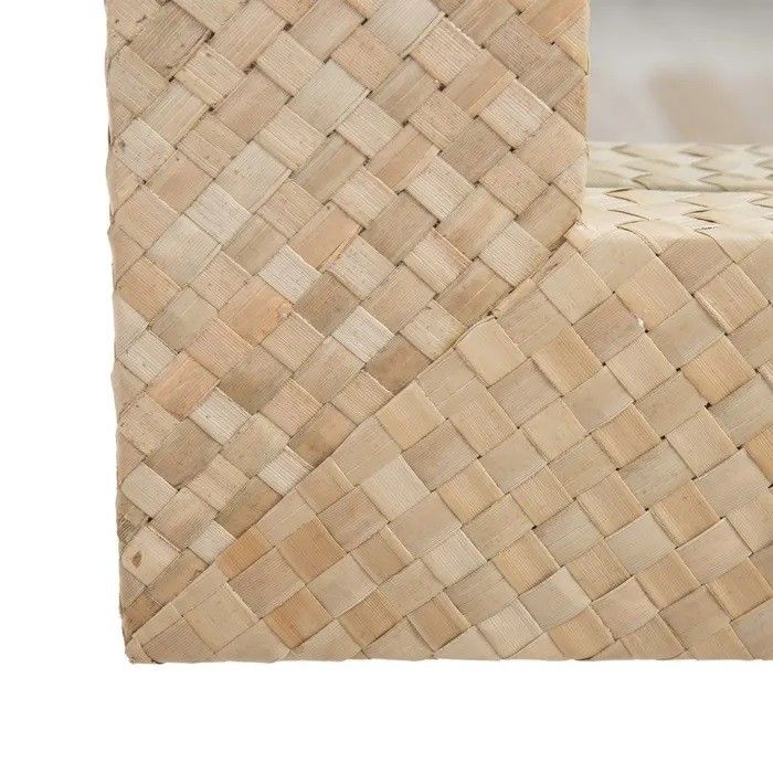 Espejo Pared Estilo Étnico Fibra Natural, 180 Cm
