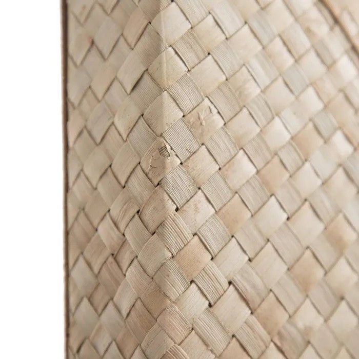 Espejo Pared Estilo Étnico Fibra Natural, 180 Cm