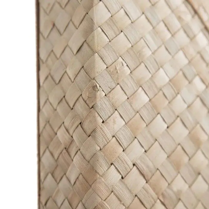 Espejo Pared Estilo Étnico Fibra Natural, 180 Cm