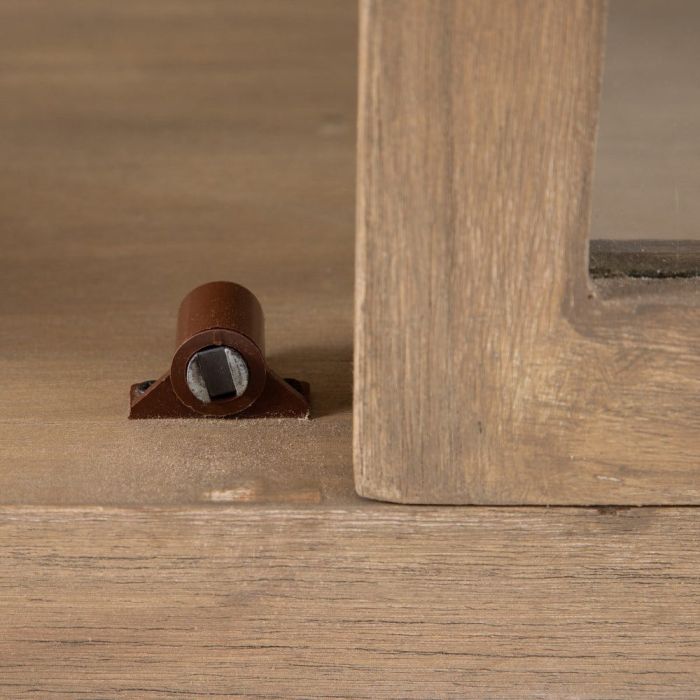 Vitrina Sent Madera Natural Cristal, 100 Cm