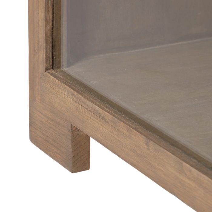 Vitrina Sent Madera Natural Cristal, 100 Cm