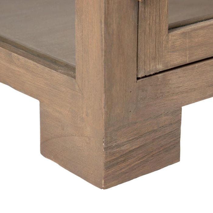 Vitrina Sent Madera Natural Cristal, 100 Cm