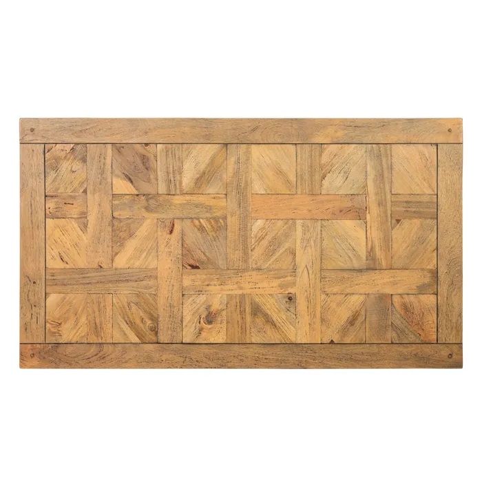 Mesa Comedor Madera Mango Hierro, 160 Cm