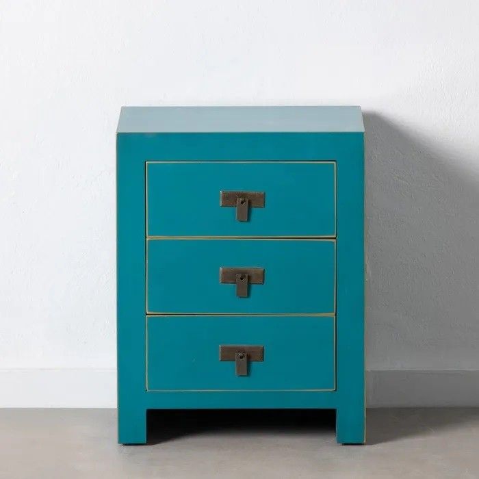 Mesita de Noche Estilo Oriental, 43 Cm