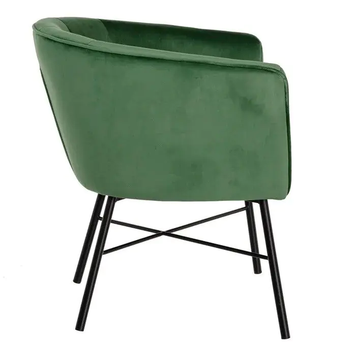 Sillón Vintage Terciopelo Acero