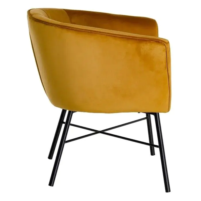 Sillón Vintage Terciopelo Acero
