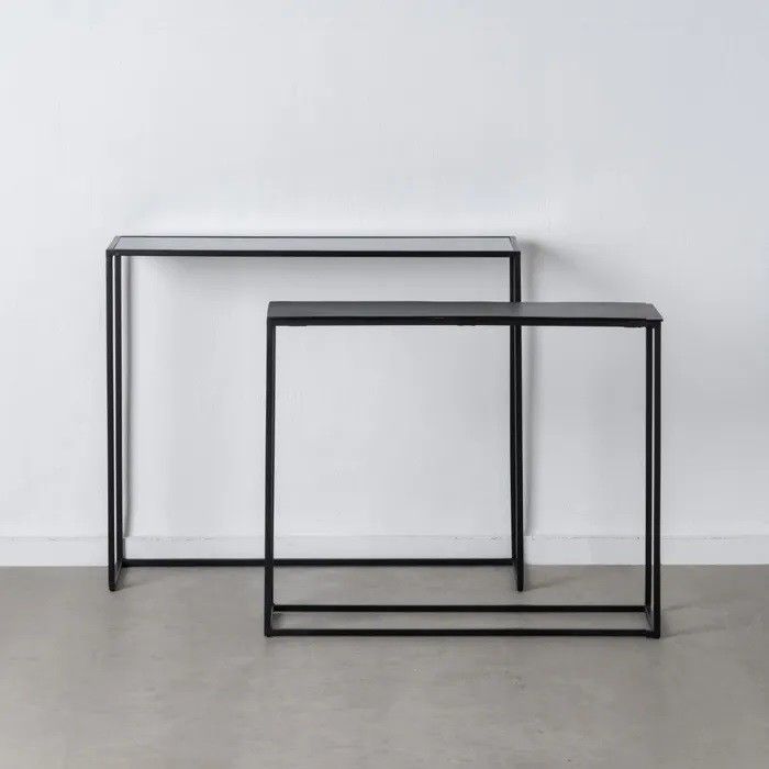 S/2 Consolas Estilo Industrial, 98 Cm