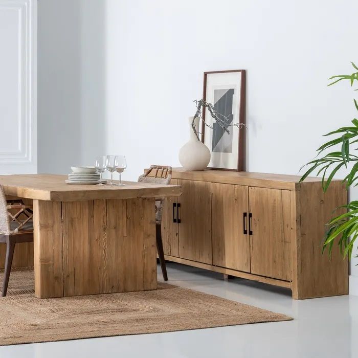 Aparador Madera Olmo, 229 X 44 X 81 Cm