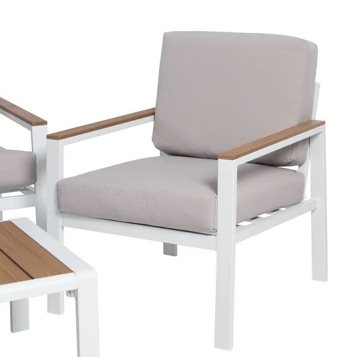 Conjunto Jardín Aluminio Blanco