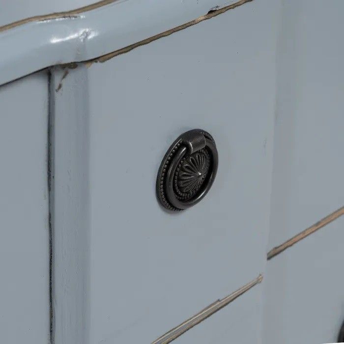 Cómoda Madera Olmo Azul, 83 Cm