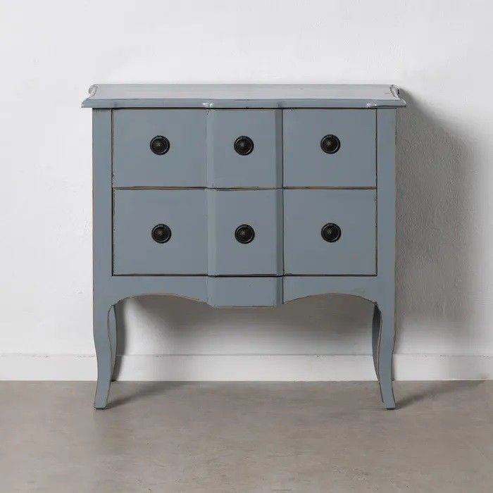 Cómoda Madera Olmo Azul, 83 Cm